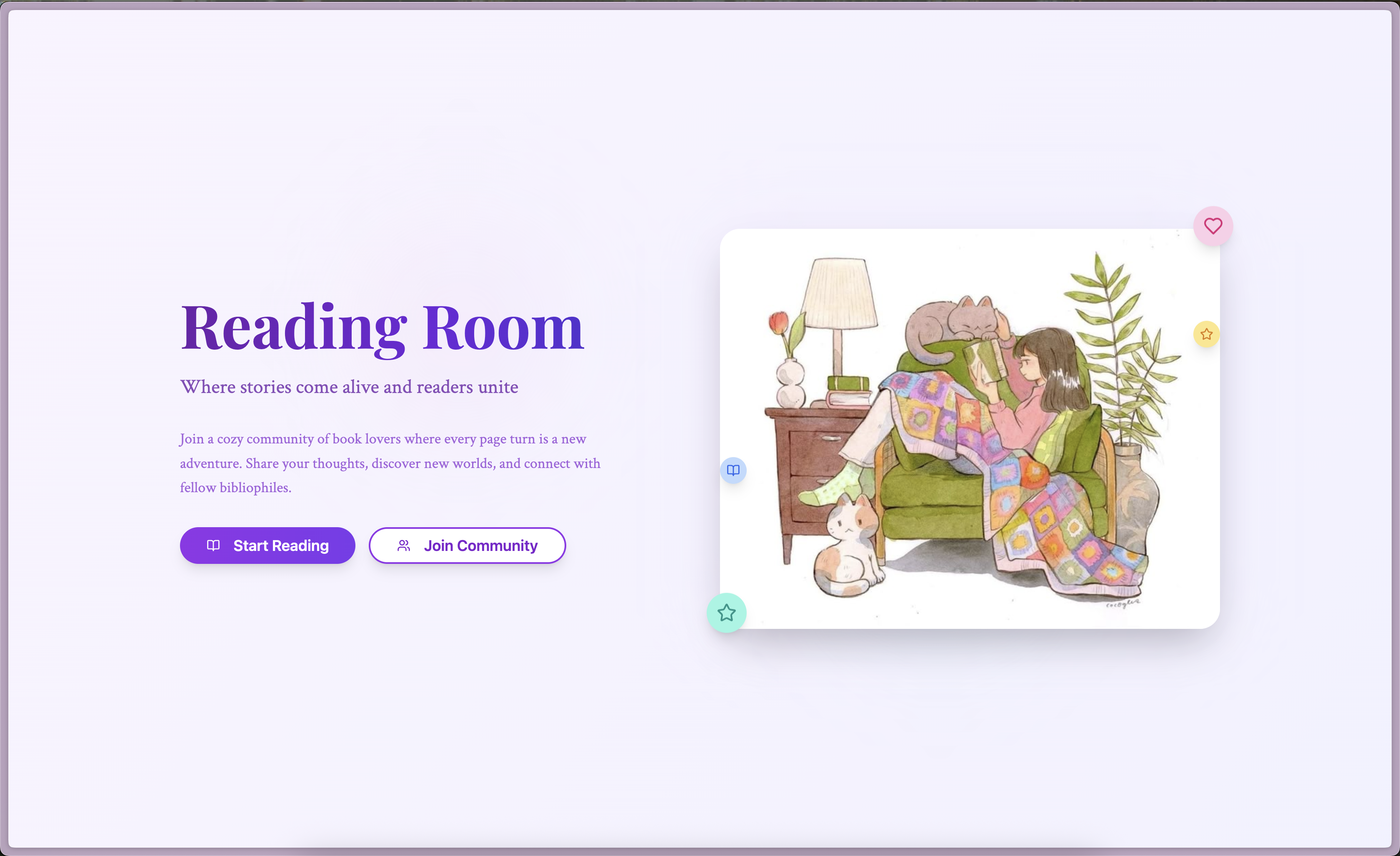 Readingroom - Social Platform for Book Lovers